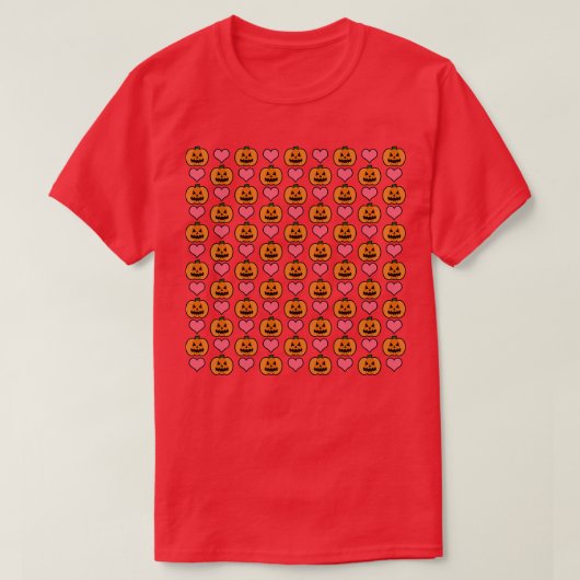 T-shirt Citrouilles éffrayants (Design devant)