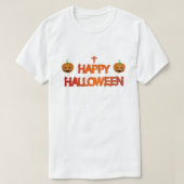 T-shirt Citrouilles éffrayants : Bonne Halloween (Design devant)