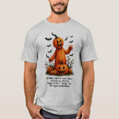 T-shirt Citrouilles en chauves-souris Ferme saisonnière Pu (Devant)