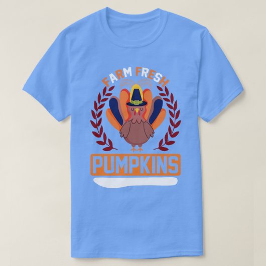 T-shirt Citrouilles frais de ferme (Design devant)