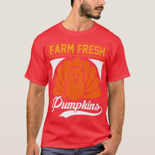 T-shirt Citrouilles frais de ferme