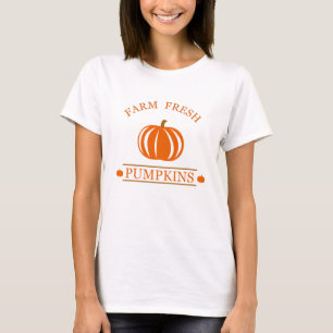 T-shirt Citrouilles frais de ferme automne