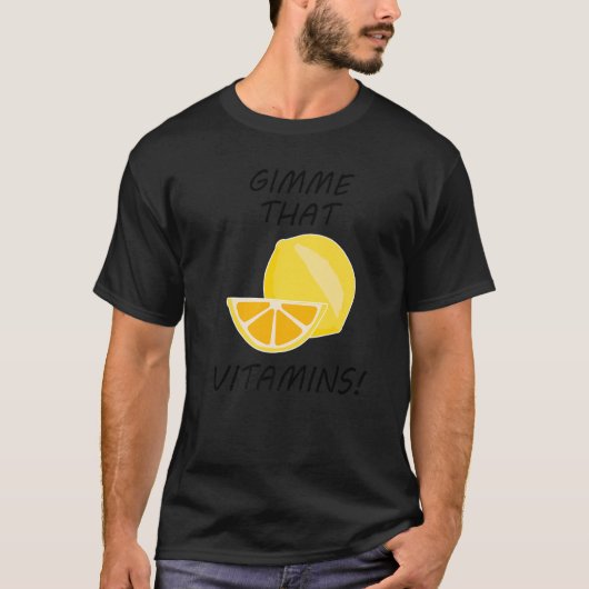T-shirt Citrus Fruits Vitamins Lemonade Fruits   (Devant)