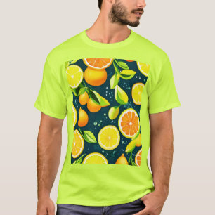 T-shirt Citrus Kaleidoscope : un Medley vibrant
