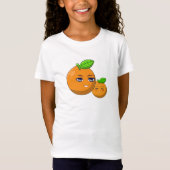 T-Shirt Citrus Love - maman et fils orange amoureux (Devant)