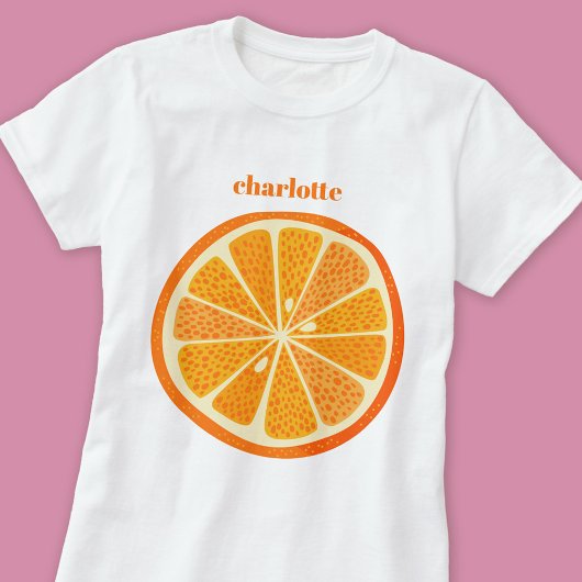 T-shirt Citrus Orange Fun Personnalisé
