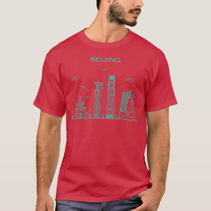 T-shirt City Night Beijing