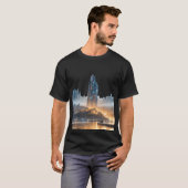 T-shirt Cityscape futuriste (Devant entier)