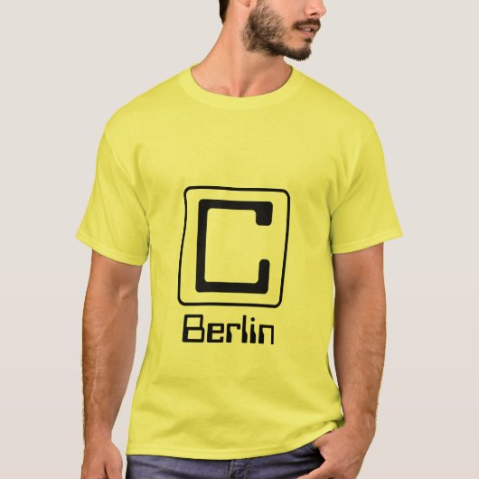 T-shirt CitySkip Berlin (lumière) (Devant)