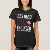 T-shirt Civil Engineer Bridge Builder Engineering Student (Devant)
