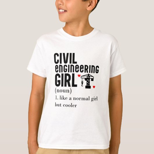 T-shirt Civil Engineering (Devant)