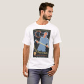 T-shirt Civilian Conservation Corp : Work Play Study Healt (Devant entier)