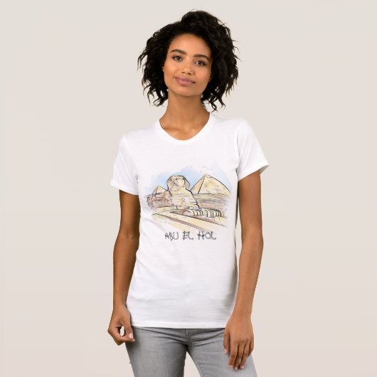 T-shirt civilisation égyptienne ancienne pyramides cool co (Devant entier)