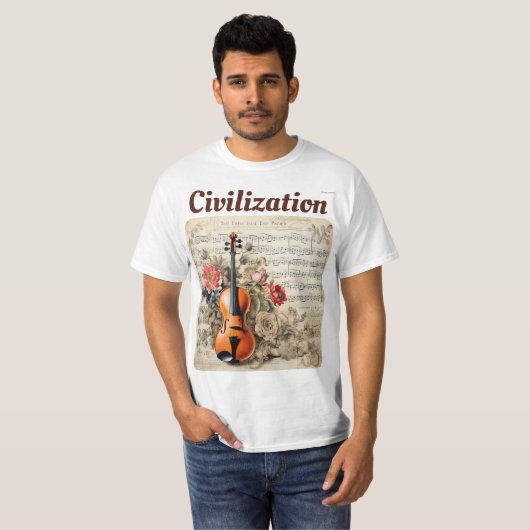 T-shirt — Civilization (Devant entier)