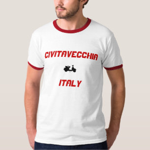 T-shirt Civitavecchia, Italie Scooter