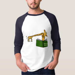 T-shirt CJ- girafe lisant une chemise de Bokk
