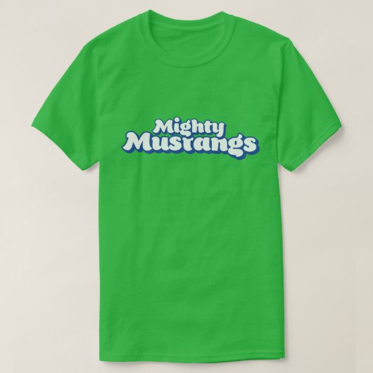 T-shirt CJ Greene Mighty Mustangs (Design devant)