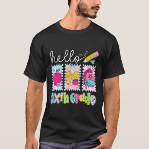 T-shirt Ck À l'école Bonjour Enseignant de Sixième Année C