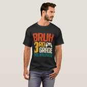 T-shirt Ck To School 3rd Grade Gamer Bruh 3rd Grade Level  (Devant entier)