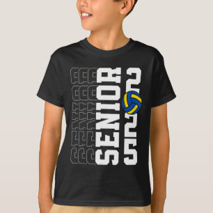 T-shirt Cl De 2025 Graduation Senior Volleyll Joueurs Garç