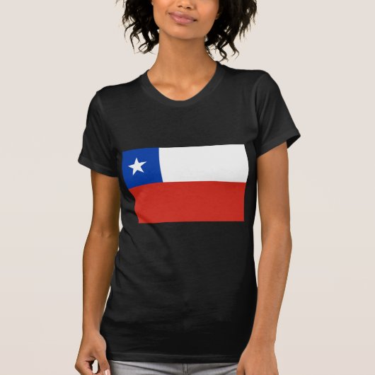 T-shirt CL de drapeau du Chili (Devant)
