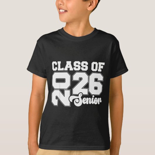 T-shirt Cl Of 2026 Senior Graduation Day School Events, Se (Devant)
