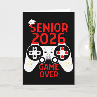 T-shirt Cl van 2026 Senior Videogame Over School G Kaart
