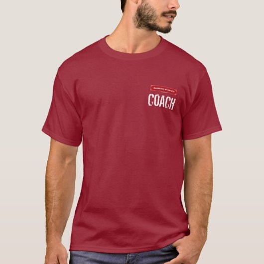 T-shirt Clabaugh Athletics COACH Polo (Devant)