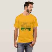 T-shirt Clair de lune hivernal. (Devant entier)