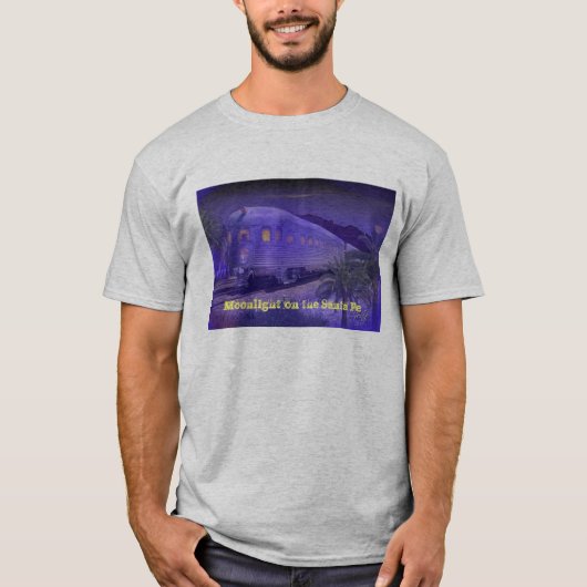 T-shirt Clair de lune sur le chef de Santa Fe (Devant)