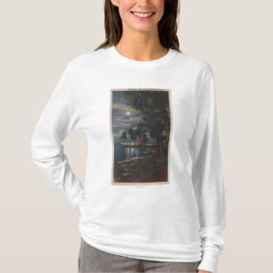 T-shirt Clair de lune sur une Floride BeachFlorida