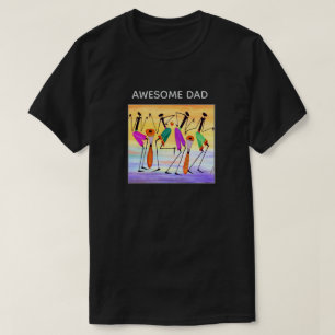 T-shirt Clair, élégant, Expression du bonheur, Noir