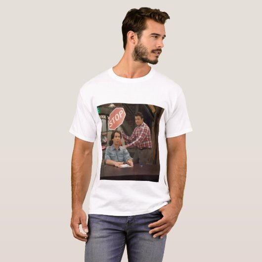 T-shirt Clairement Gibby frappe Spencer avec un panneau d' (Devant entier)