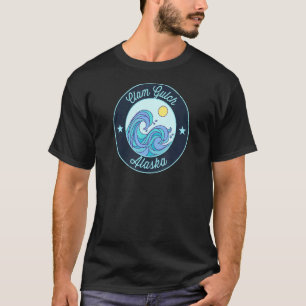 T-shirt Clam Gulch Ak Alaska Souvenir Nautique Surfer grap