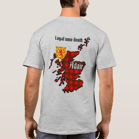 T-shirt Clan Adair (Dos)