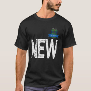 T-shirt Clan Agnew N et E et lettre W Family Matching