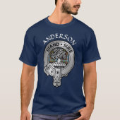 T-shirt Clan Anderson Crest & Tartan (Devant)