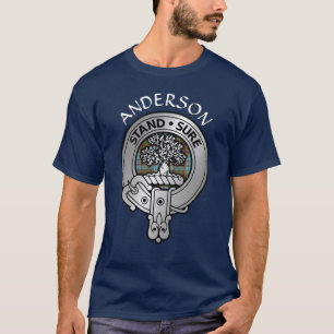 T-shirt Clan Anderson Crest & Tartan