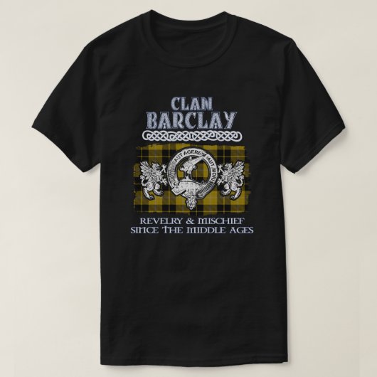 T-shirt Clan Barclay crest Scottish clans nom de famille é (Design devant)