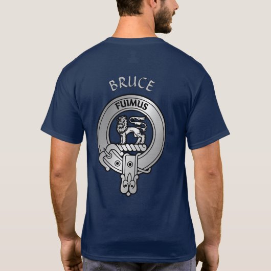 T-shirt Clan Bruce Crest (Dos)