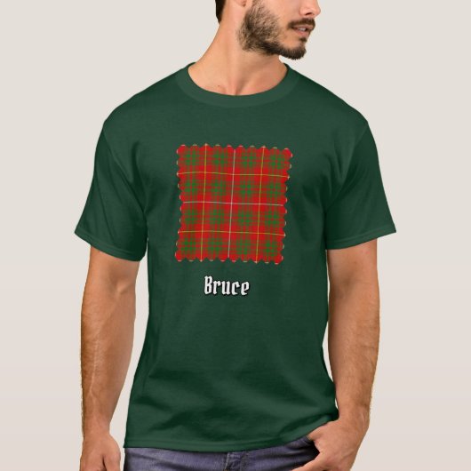 T-shirt Clan Bruce Tartan (Devant)