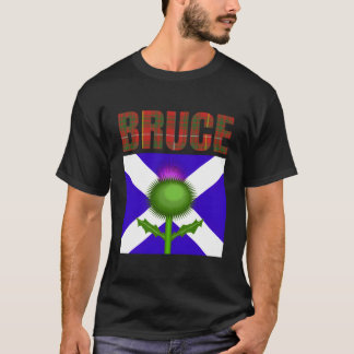 T-shirt Clan Bruce Tartan Scottish Nom de famille Scotland