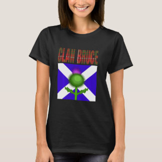 T-shirt Clan Bruce Tartan Scottish Nom de famille Scotland