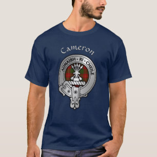 T-shirt Clan Cameron Crest & Tartan