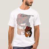 T-shirt Clan Cameron Scottish Warrior (Devant)