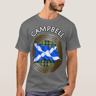 T-shirt Clan Campbell Crest Tartan Knot