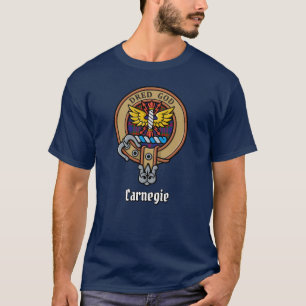 T-shirt Clan Carnegie Crest sur Tartan