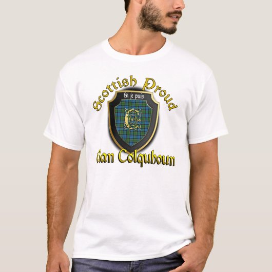 T-shirt Clan Colquhoun Chemises écossaises fières (Devant)