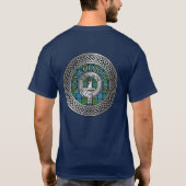 T-shirt Clan Colquhoun Crest & Tartan Knot (Dos)