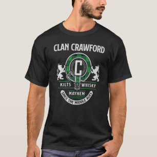 T-shirt Clan Crawford Scottish Nom Famille Highland Gam